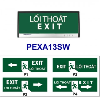 Đèn exit paragon 1 mặt pexa13sw
