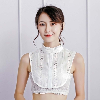 Cổ Áo Sơ Mi Giả Ren Có Thể Tháo Rời