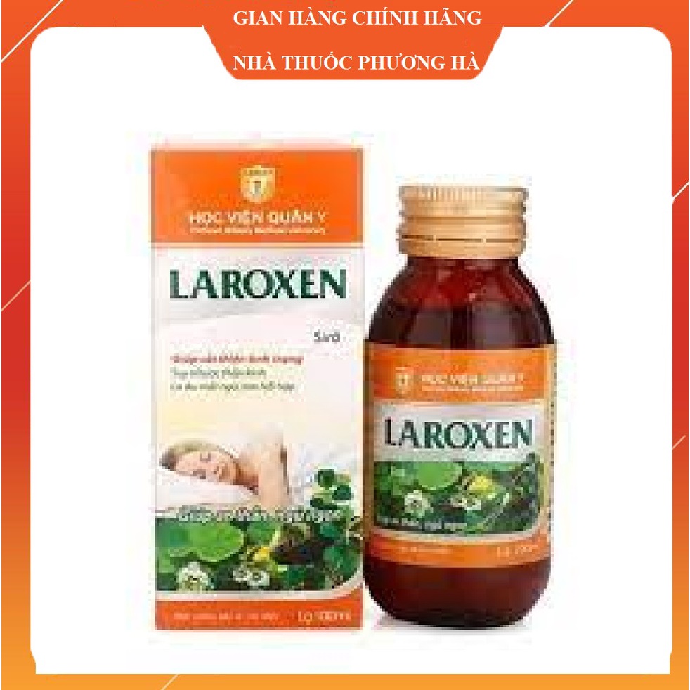 Combo 2 chai Siro thảo dược Laroxen Học Viện Quân Y (Chai 100ml ) ngủ ngon, ngủ sâu giấc hơn