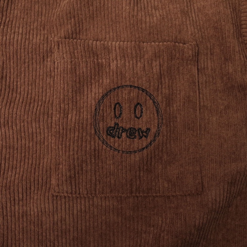 Áo sơ mi nhung tăm Drew chất đẹp KPis Clothes giảm giá 50% dáng rộng nam nữ