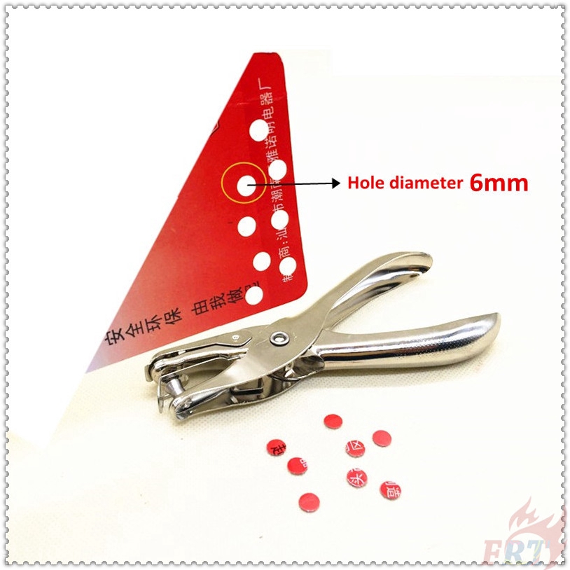 ▶ Hole Punchers ◀ 1Pc Metal Single Hole Puncher Scrapbooking Punches Office School Supplies
