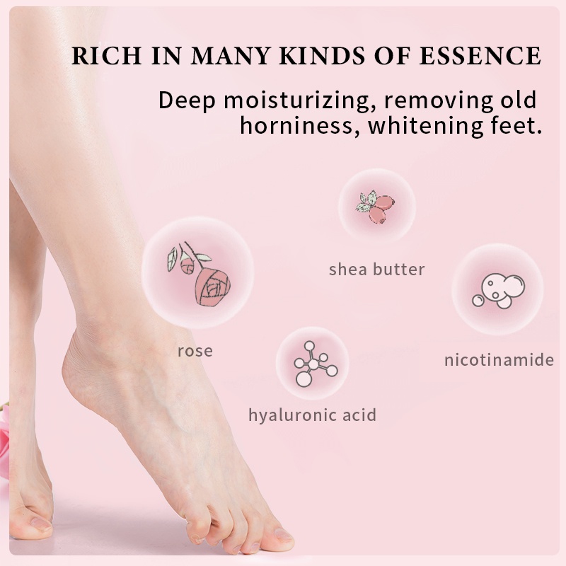 RUOALL Mặt Nạ Tay/Chân Dưỡng Ẩm Cấp Nước Làm Trắng Tẩy Tế Bào Chết Hiệu Quả 36g