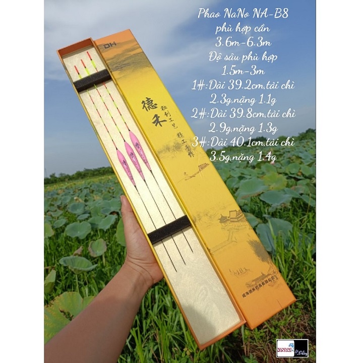 Combo Hộp Phao Câu Đài Ngày Kèm Lưỡi Câu Đôi Cao Cấp PCC01 - Sanami Fishing