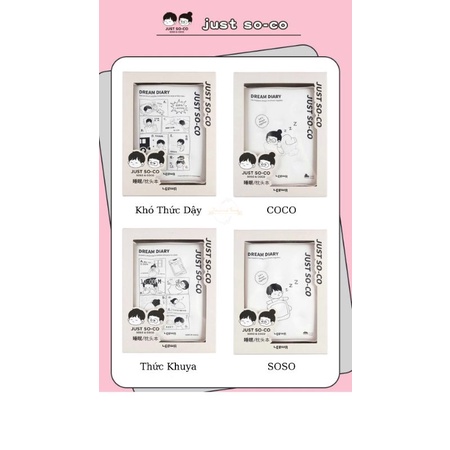 |Order| Sổ Tay Giảm Stress Just So-Co - Lenwa