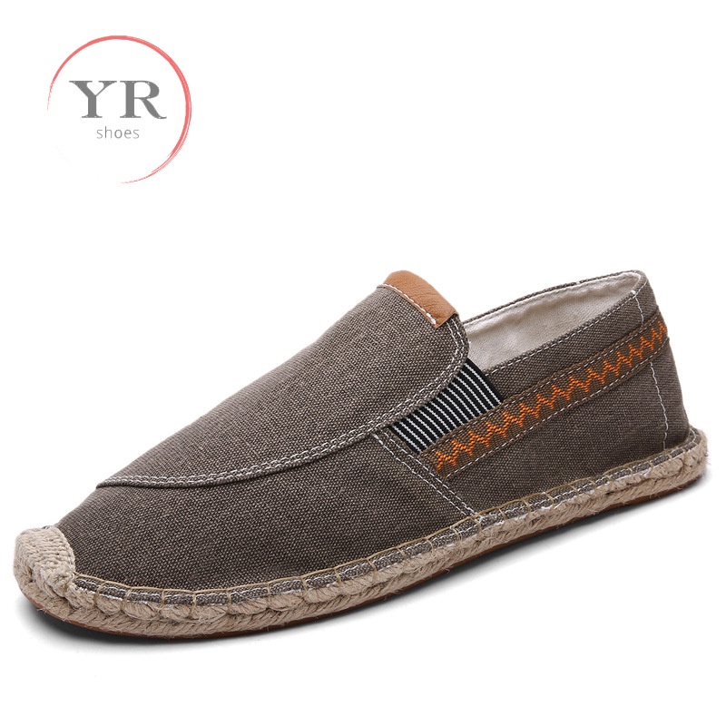 Giày Lười Canvas Thiết Kế Thời Trang Cho Nam Nữ