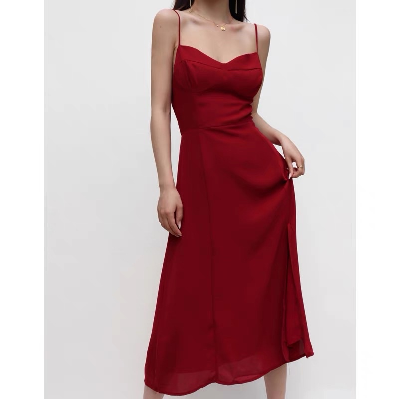 Váy dài hai dây nhiều màu