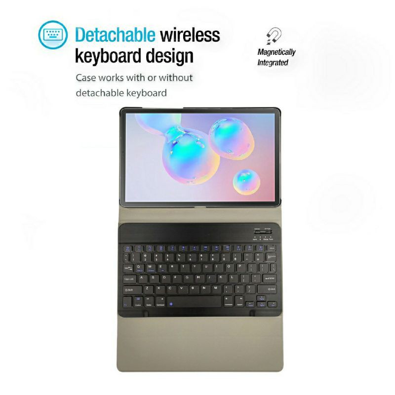 Bao da bàn phím rời Bluetooth cho Samsung Galaxy Tab A7 10.4inch T500, T505 Smart Keyboard