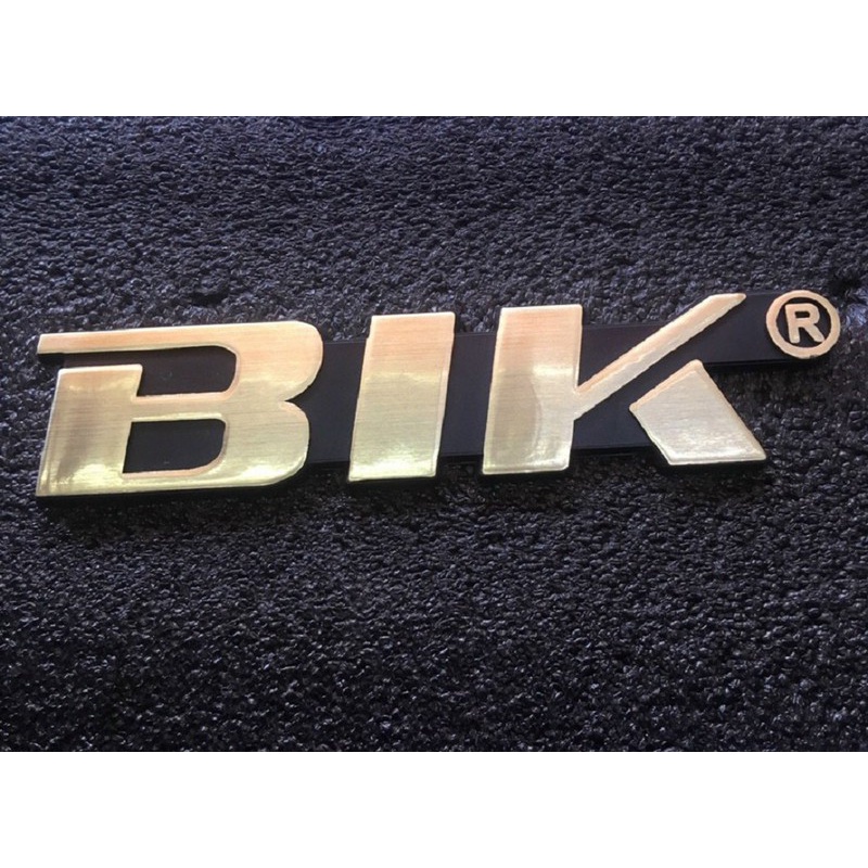 Tem dán thùng loa thương hiệu BIK nhựa cứng