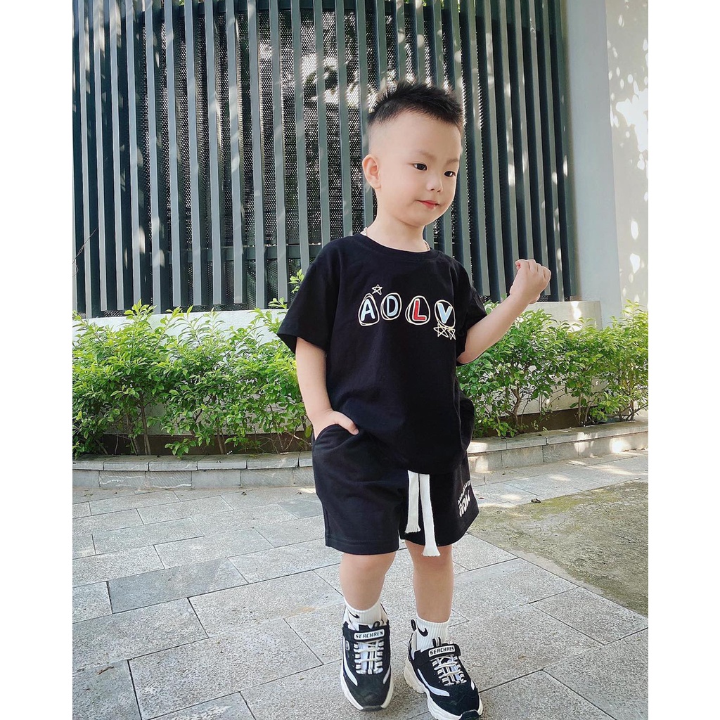 Áo thun ADLV star cho bé , áo phông bé trai , bé gái unisex chất liệu cotton , Kid_genZ