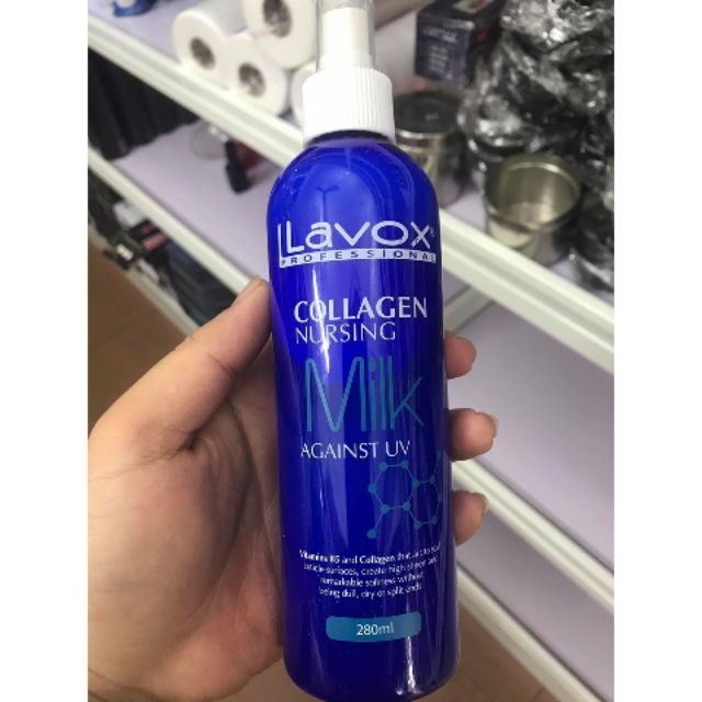 Xịt dưỡng tóc Collagen Lavox Việt Nam