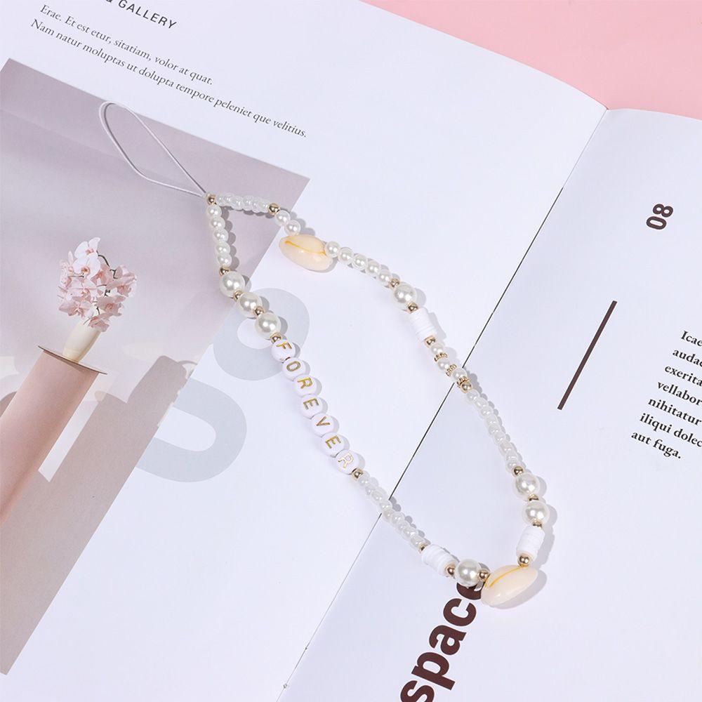 Dây Đeo Điện Thoại Xâu Hạt Acrylic Hình Ngôi Sao Phong Cách Bohemian