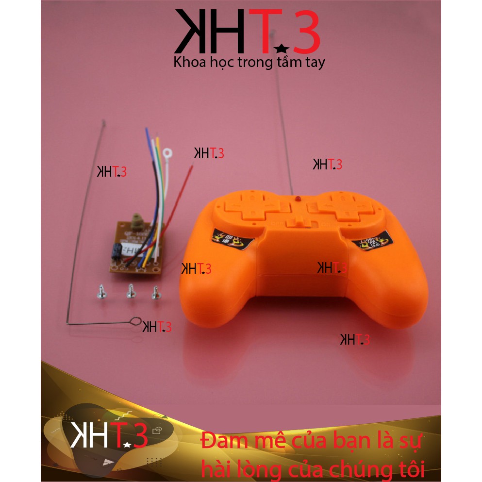 Hộp điều khiển không dây 4 chiều 8 nút 27MHz