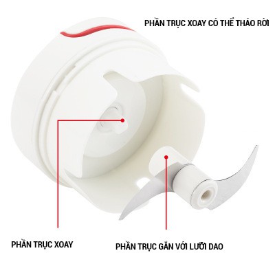 Máy Xay Tỏi Cầm Tay Mini, Có Thể Xay Rau Củ và Thịt Hiệu Quả, Tiện Lợi