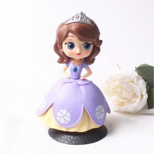 công chúa sofia nhựa nhẹ trang trí bánh