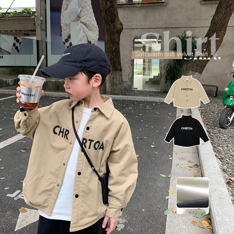 Áo Sơ Mi Dài Tay In Họa Tiết Cá Tính Dành Cho Bé Trai