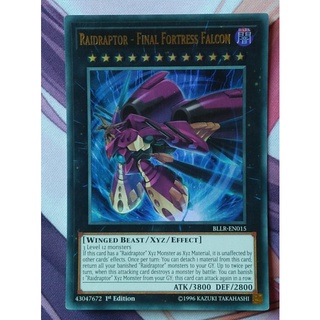 Thẻ bài yugioh: raidraptor - final fortress falcon bllr-en015