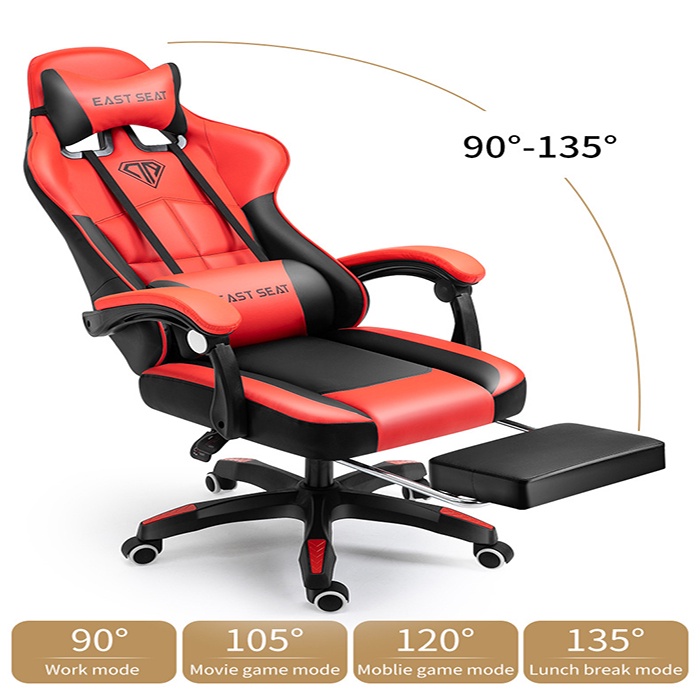 Ghế chơi game - Ghế Gaming xoay 360 độ, nâng hạ, ngả lưng, điều chỉnh cao thấp, dày dặn chịu lực tốt (không kê chân) | BigBuy360 - bigbuy360.vn