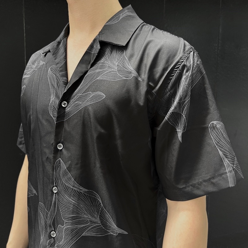 Áo Sơ Mi Ngắn Tay Nam Hoạ Tiết “DKRS” Edouard Cuban Shirts