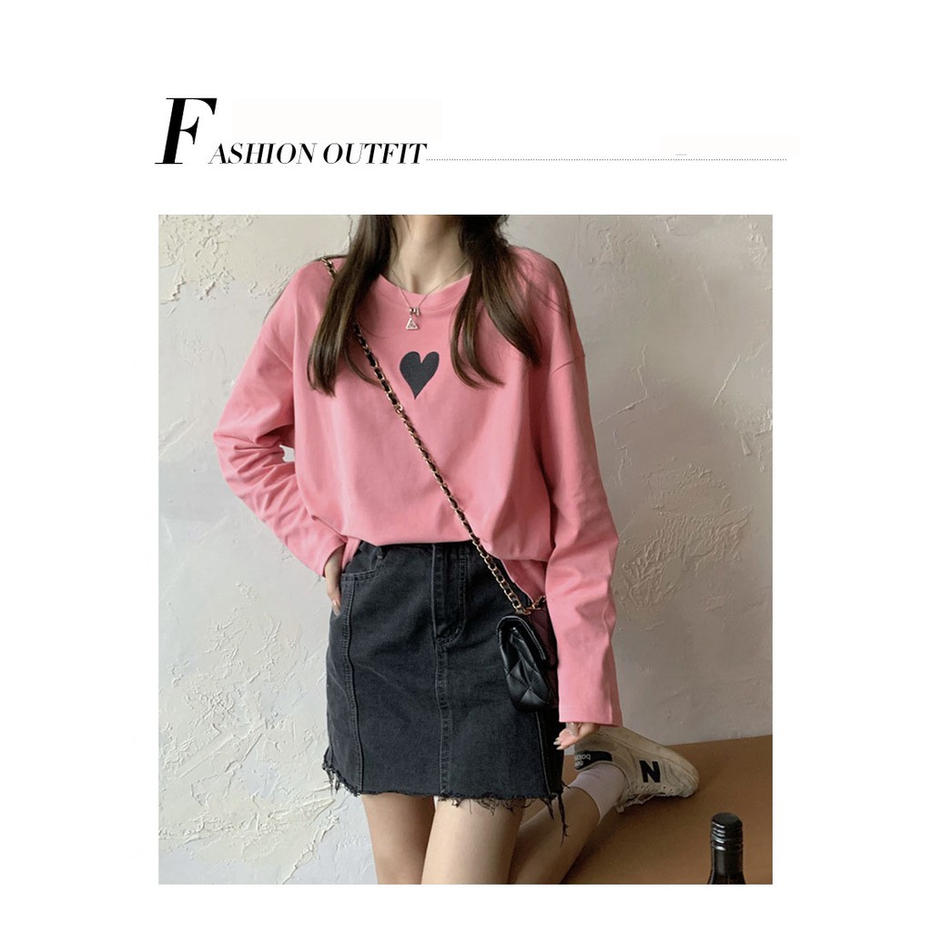 Áo Thun Tay Dài Dáng Rộng Mỏng Dáng Unisex Phong Cách Hàn Quốc Siêu Xinh ATDT01