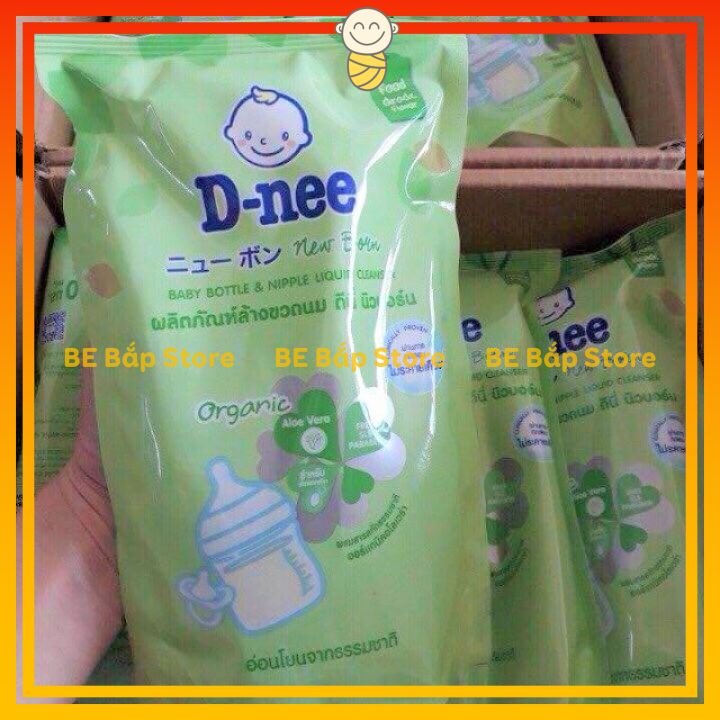 Nước Rửa Bình Sữa Dnee Organic Thái Túi 600ml An Toàn Cho Bé