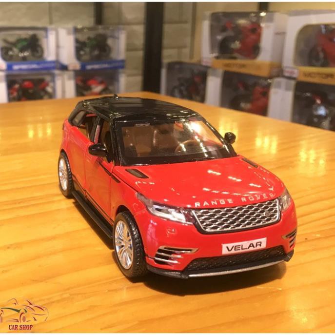 Mô hình xe ô tô Land Rover Range Rover Velar tỉ lệ 1:32 màu đỏ