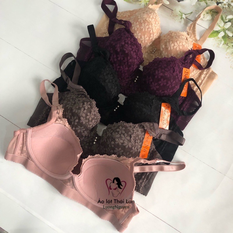 Áo lót ngực bigsize không đệm Thái Lan 507 bản to cup c ren mềm co giãn | BigBuy360 - bigbuy360.vn