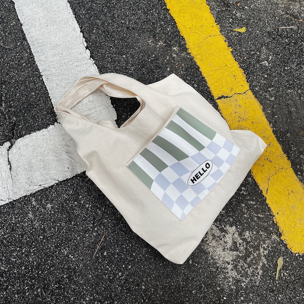 Túi tote vải đựng doll đáng yêu
