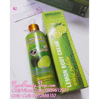 Sữa tắm Lemon VIP ERINA Thái Lan trắng da hàng ngày - Ủ trắng