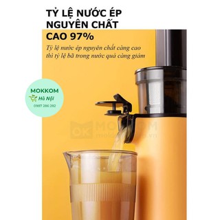- Máy ép chậm Mokkom, máy ép trái cây hoa quả tốc độ chậm, siêu kiệt bã, gọn nhẹ thông minh