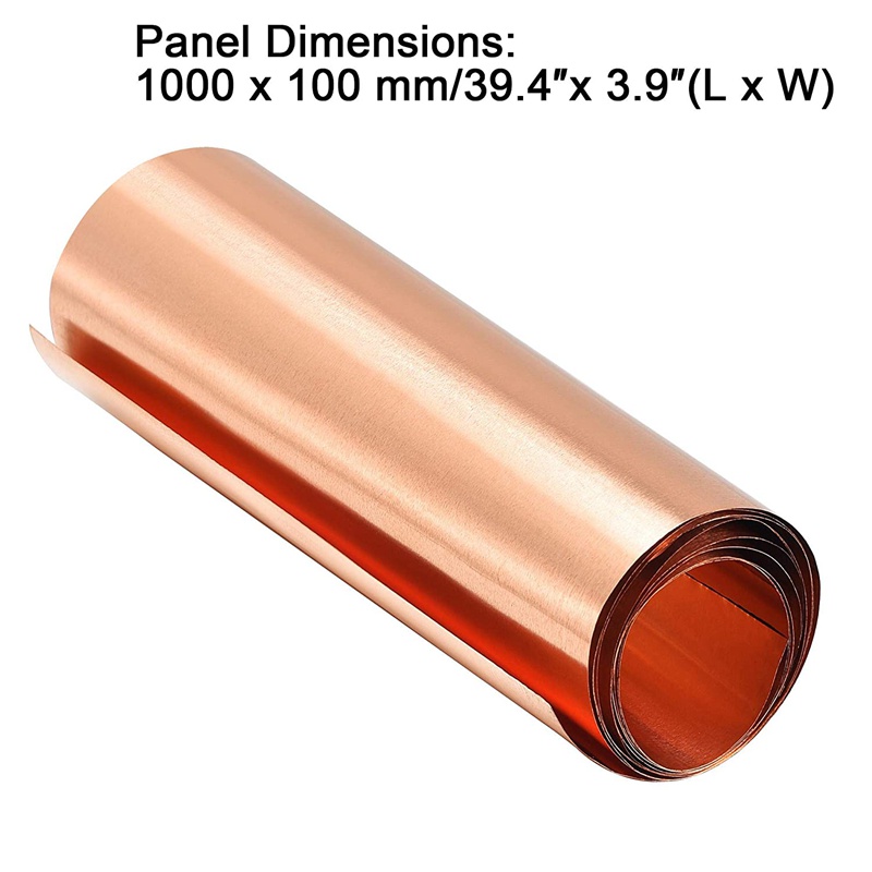 Cuộn Giấy Đồng, Tấm Kim Loại Lá Kim Loại 1000Mmx100Mm