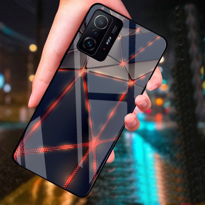 Ốp Lưng XIAOMI 11T 5G, 11T PRO 5G mặt kính cường lực cao cấp thiết kế riêng