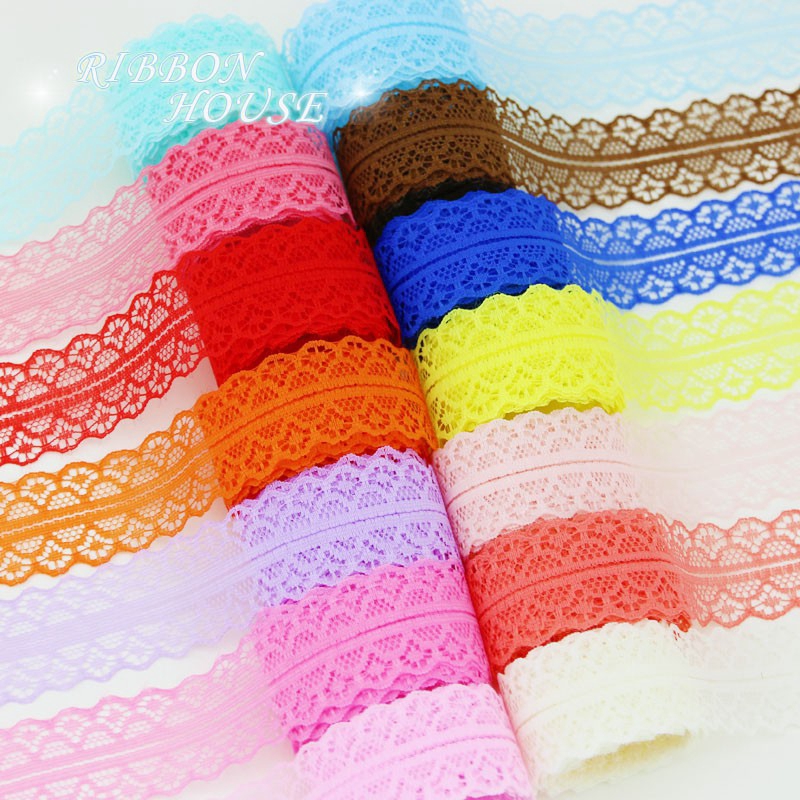 Cuộn ruy băng ren 30mm dài 10 Yard trang trí gói quà