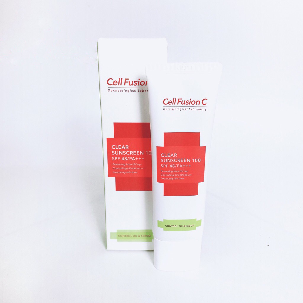 Kem chống nắng Cell Fusion C Laser Clear Toning Suncreen đủ size mẫu mới