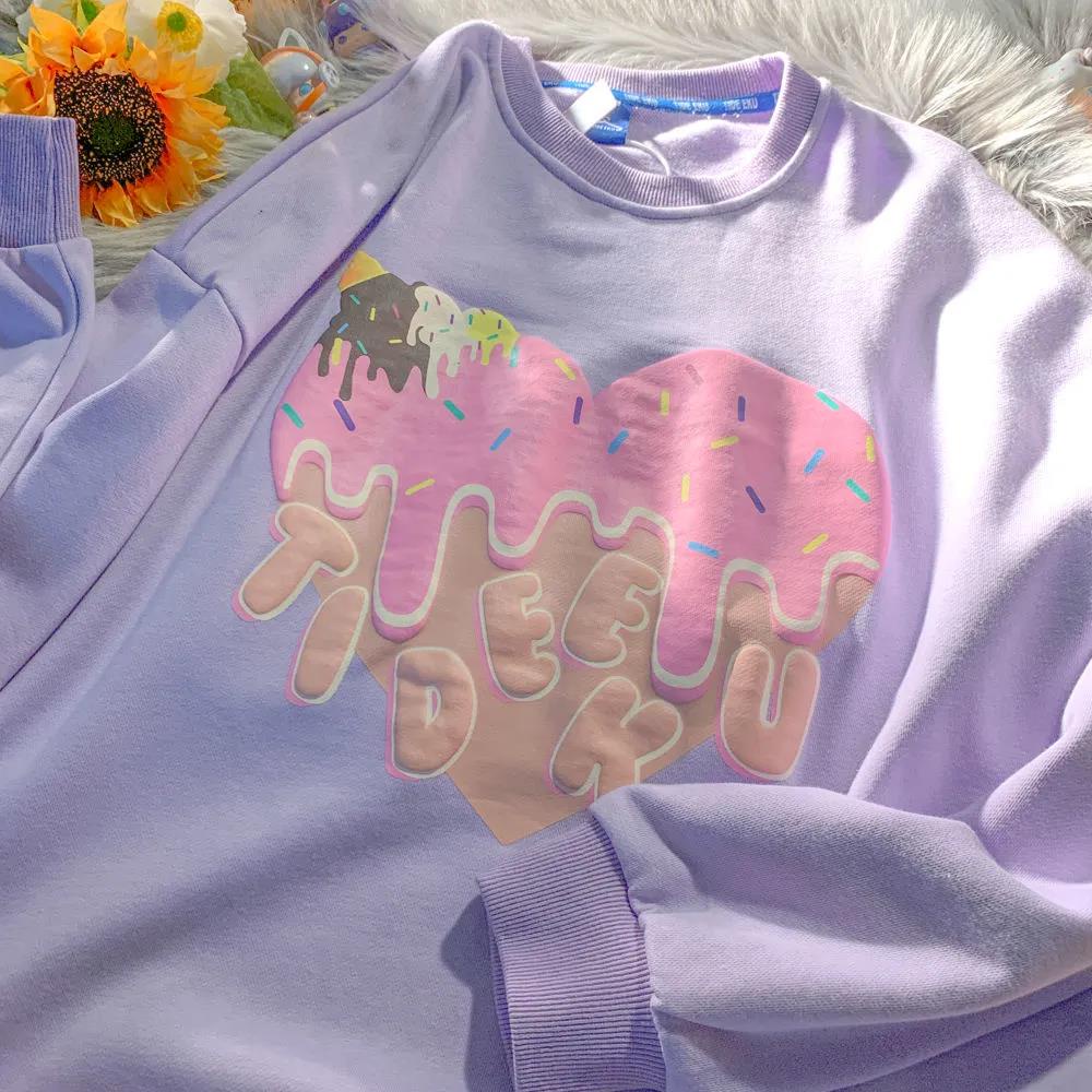 Áo Thun Dài Tay Dáng Rộng In Hình Hoạt Hình Phong Cách Trẻ Trung Cho Nữ | BigBuy360 - bigbuy360.vn