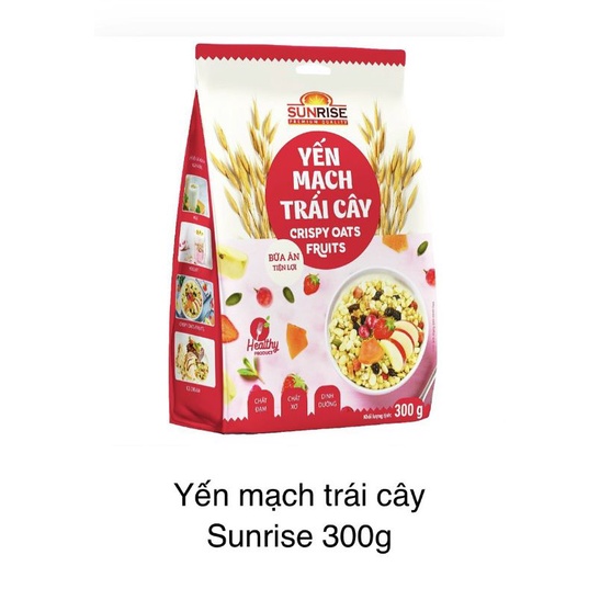 Yến mạch trái cây sunrise 300g