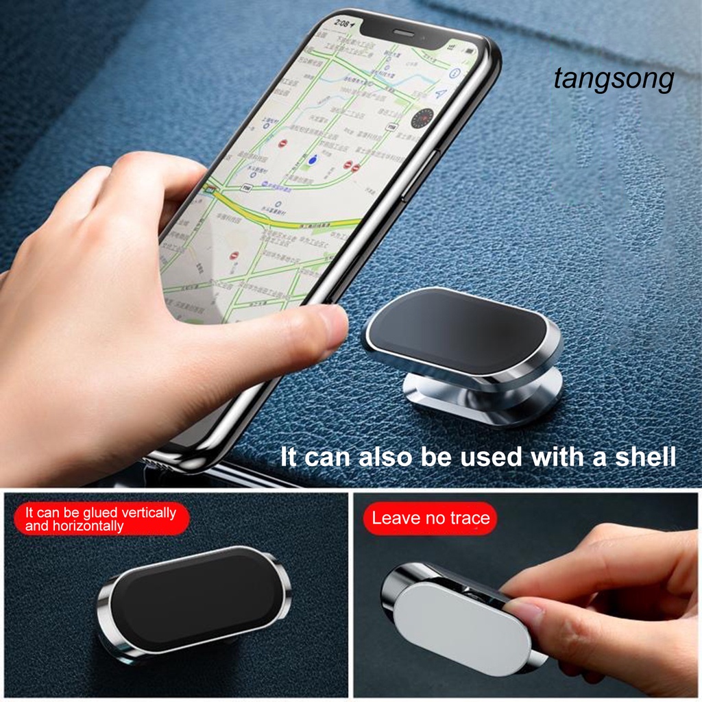 Giá đỡ điện thoại từ tính bằng hợp kim nhôm tự dính chắc chắn cho xe hơi