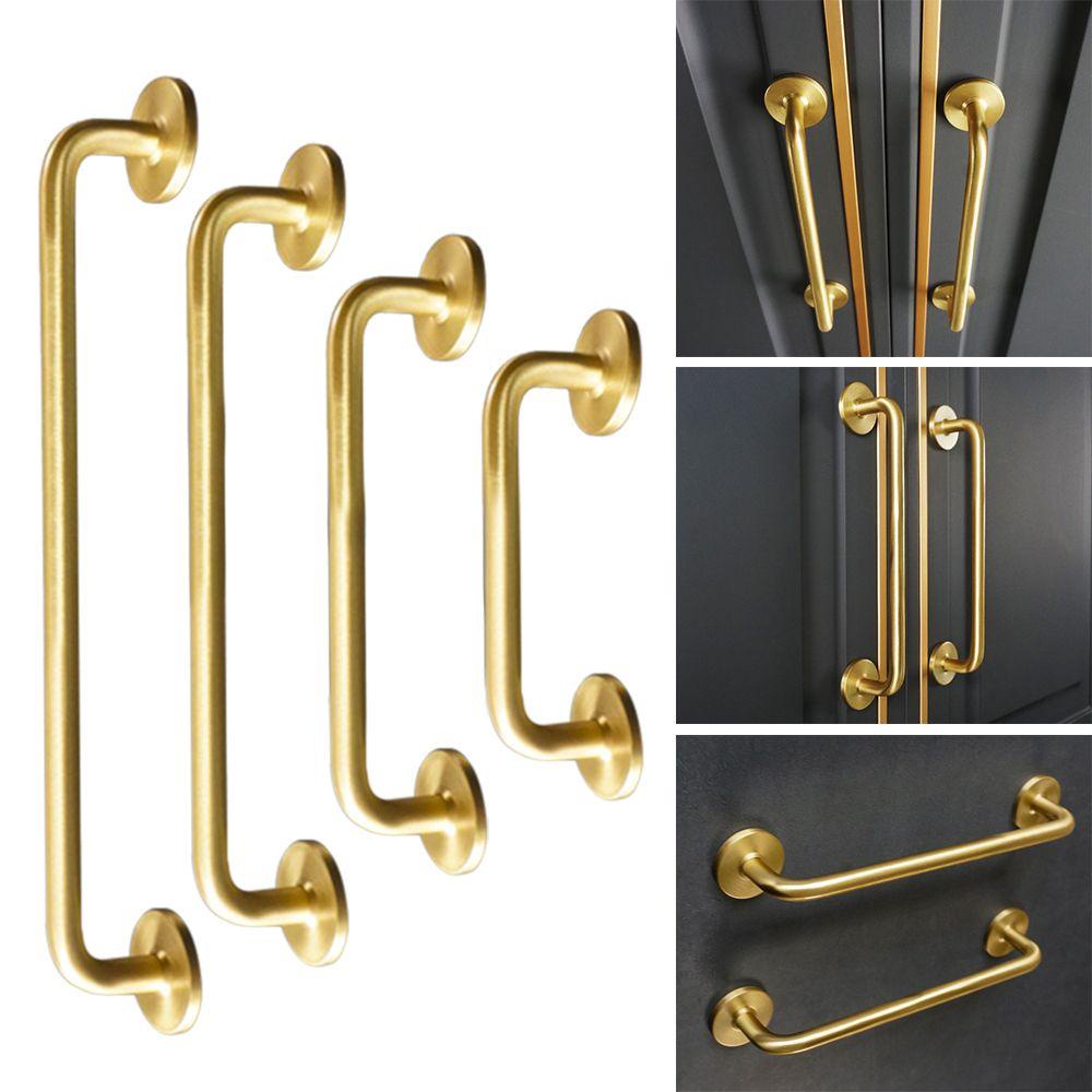 Tay Nắm Cửa Tủ Bằng Đồng Thau Dùng Trang Trí Nội Thất