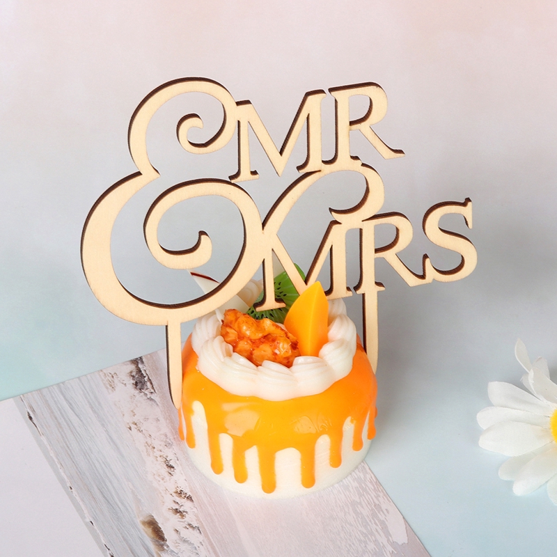Topper cắm bánh kem chủ đề tiệc cưới