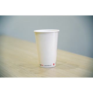 COMBO 100 Cốc giấy 16 trăng + 100 Nắp trắng bằng – 480ml