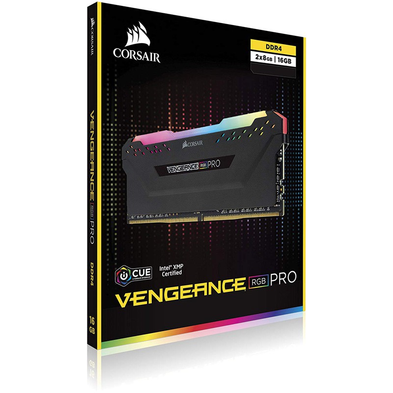[ SIÊU GIẢM GIÁ ] RAM Desktop CORSAIR Vengeance PRO RGB (CMW16GX4M2D3000C16) 16GB (2x8GB) DDR4 3000MHz