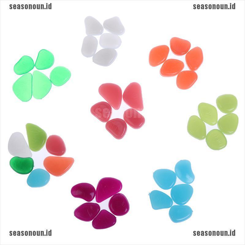 50 Viên đá dạ quang trang trí bể cá sân vườn