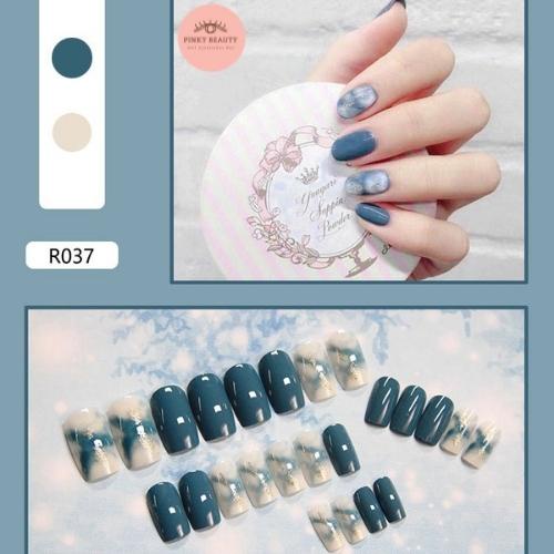 [Phụ Kiện Tặng Kèm 2 Món]Móng Tay Giả Kèm Keo Bộ 24 Móng Pinky Beauty Trang Trí Nail Nghệ Thuật, Họa Tiết Độc Đáo Cho Nữ