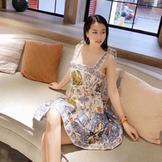 Vp01 váy thổ cẩm 2s nơ vai hót hít
