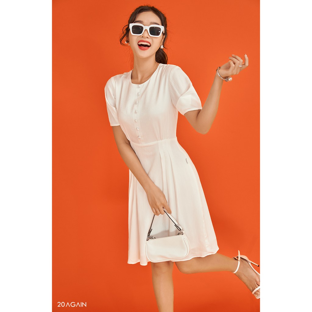 Đầm ngắn tay xếp ly DEA0768 -20AGAIN. | BigBuy360 - bigbuy360.vn