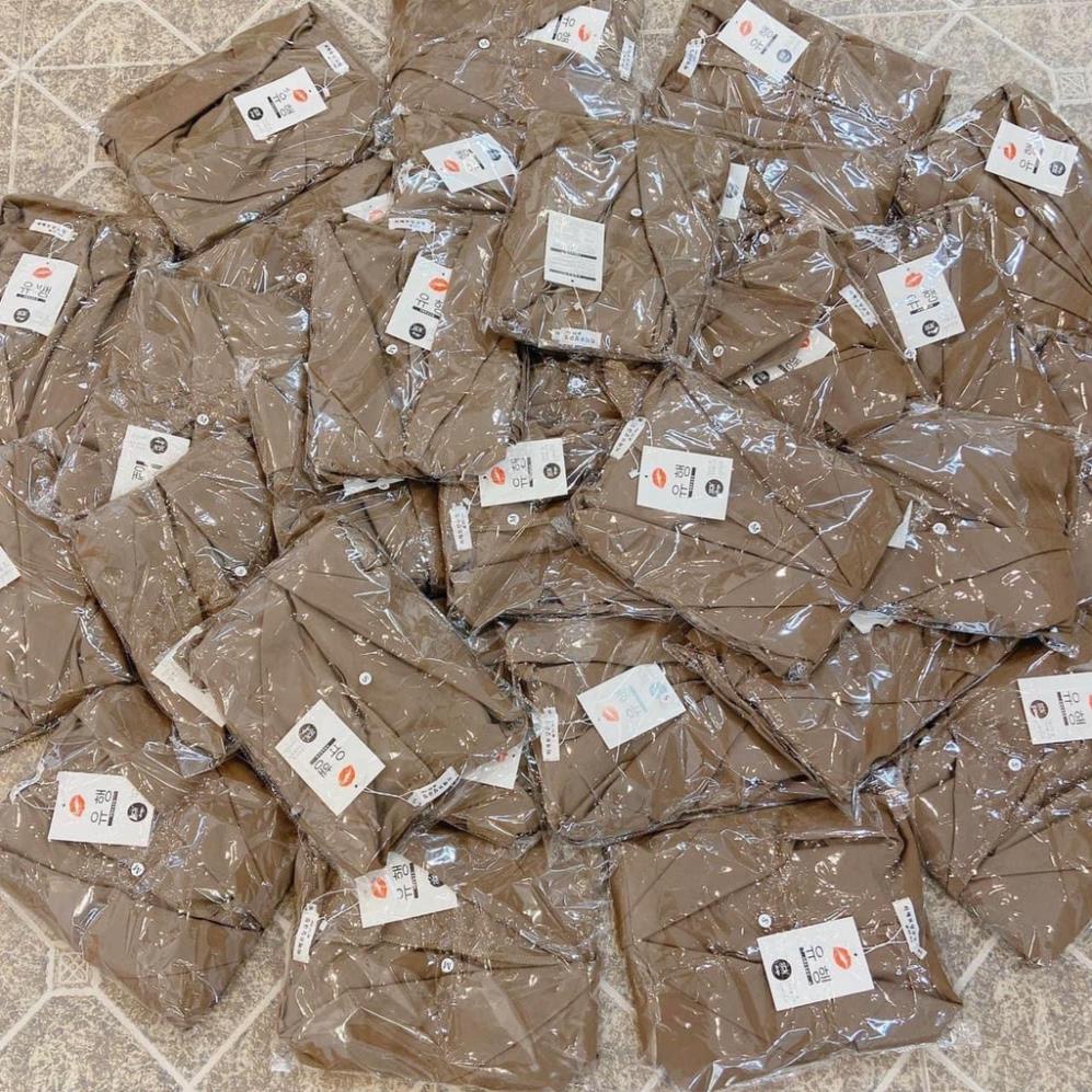 SÉT VEST SƠ MI NÂU MIX QUẦN SHORT ĐÙI
