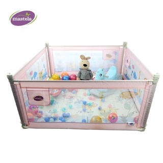 Combo 4 thanh chắn giường Mastela có thể sử dụng làm quây bóng cho bé kích thước 150x150cm