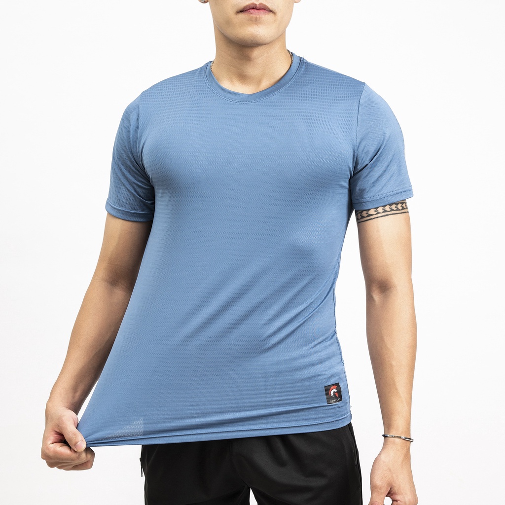 Áo thể thao nam GymPlus Coolmax,Áo thun tập gym dành cho nam co giãn thấm hút mồ hôi nhanh