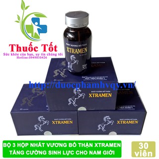 [Chính Hãng]  Bộ 3 Hộp Nhất Vương Bổ Thận Xtramen Học viện Quân Y