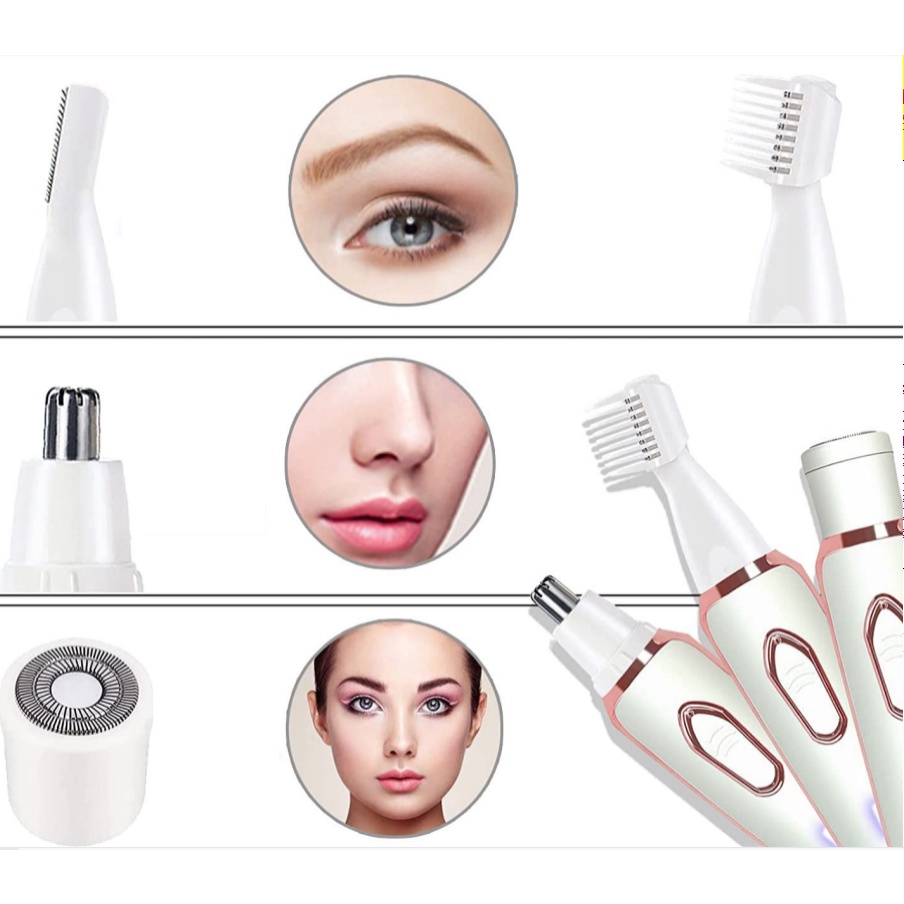 Máy cạo lông đa năng 4in1 ,máy cạo lông mày,lông mũi lông, lông bikini máy cạo lông vùng kín