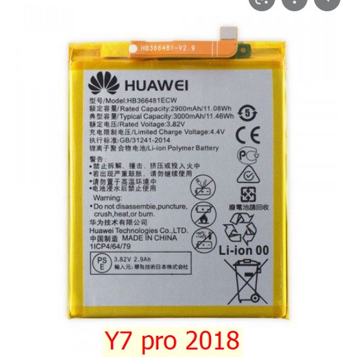 Pin Y7 Pro 2018/Gr5 2016/ Y6 Prime 2018/Nova 3E